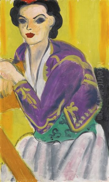 Bolero Violet Oil Painting by Henri Matisse