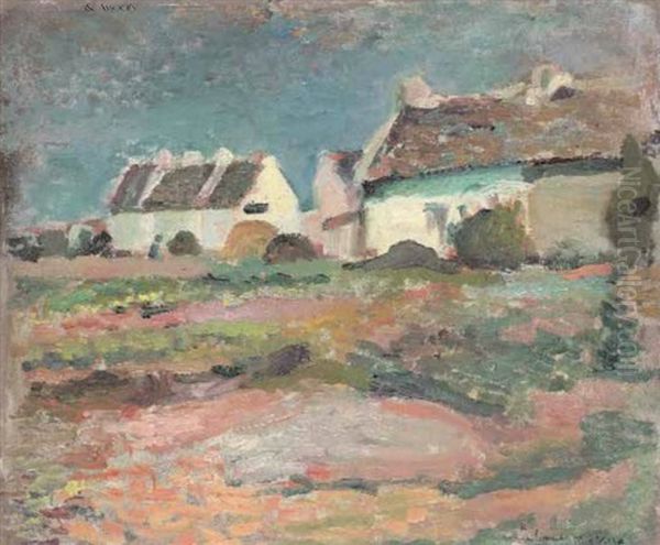 Maisons A Kervilahouen, Belle-ile Oil Painting by Henri Matisse