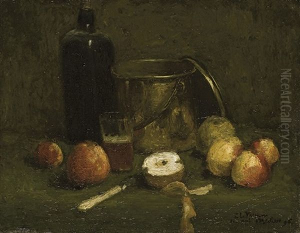 Nature Morte Aux Pommes (after Chardin) Oil Painting by Henri Matisse