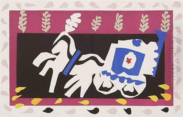 L'enterrement De Pierrot, Pl.x (from Jazz) Oil Painting by Henri Matisse