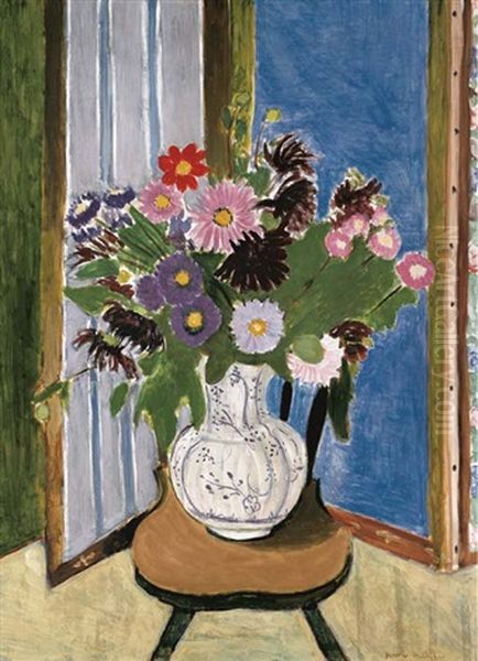 Les Marguerites Oil Painting by Henri Matisse