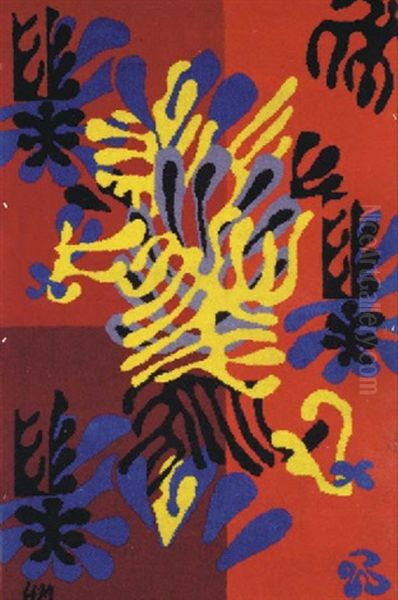 Mimosa (by Alexander Smith) Oil Painting by Henri Matisse