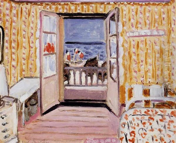 Le 14 Juillet 1920 - Etretat Oil Painting by Henri Matisse