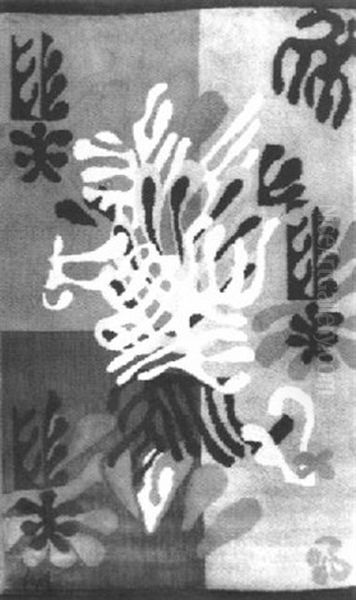 Mimosa Rug Oil Painting by Henri Matisse