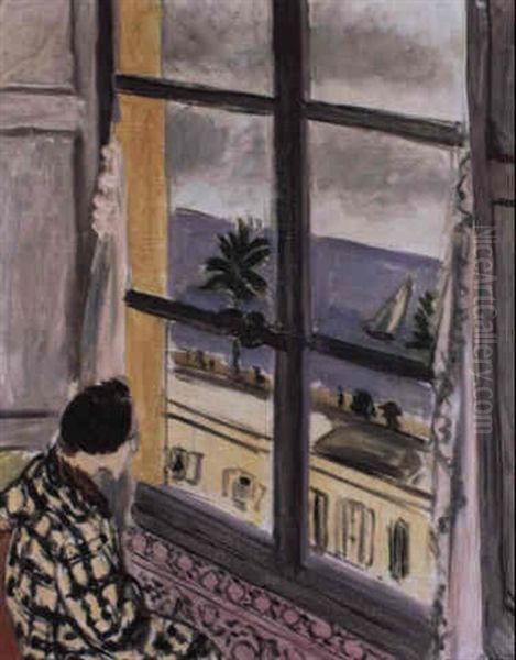 Femme A La Fenetre, Nice Oil Painting by Henri Matisse