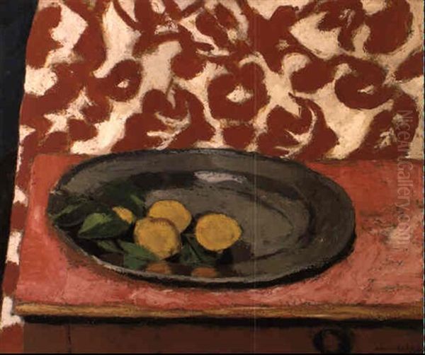 Les Citrons Au Plat D'etain Oil Painting by Henri Matisse