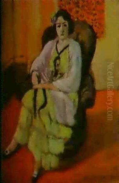 Le Ruban Noir Oil Painting by Henri Matisse