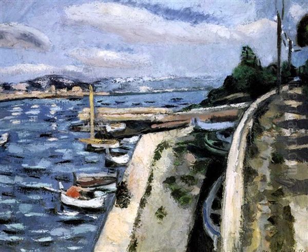 Vue D' Antibes Oil Painting by Henri Matisse