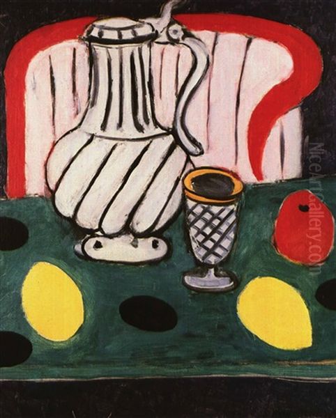 Pot D'etain, Citron Et Fauteuil Oil Painting by Henri Matisse