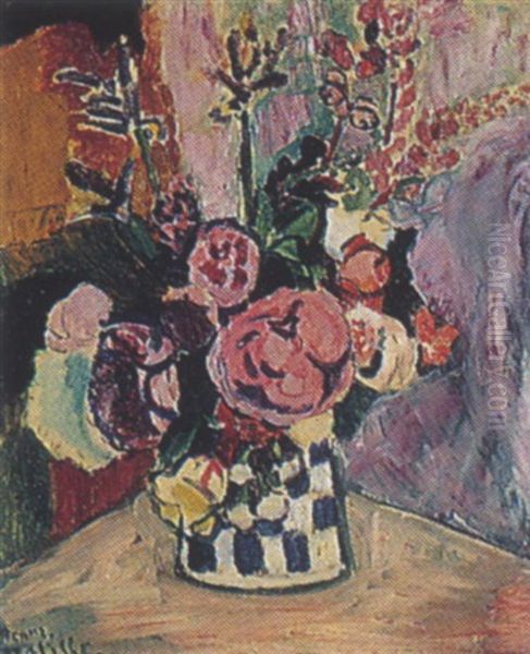 Bonquet De Fleurs Oil Painting by Henri Matisse