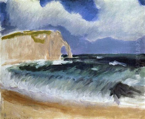 Coup De Vent A Etretat Oil Painting by Henri Matisse