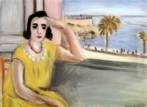 Femme A La Fenetre Oil Painting by Henri Matisse