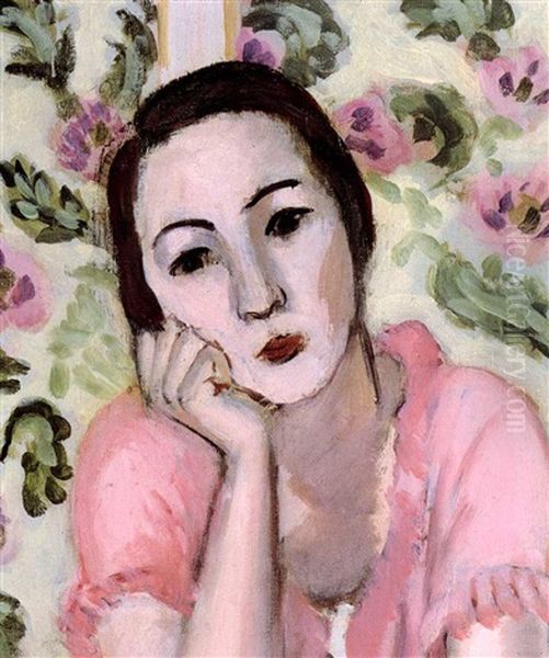 La Blouse Rose Oil Painting by Henri Matisse