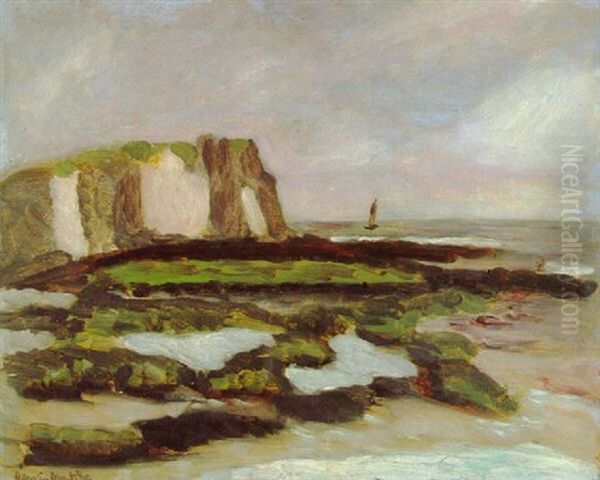 Maree Basse, Etretat Oil Painting by Henri Matisse