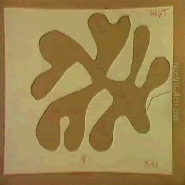 Composition: Design For Ascherscarf Oil Painting by Henri Matisse