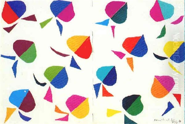 Projet De Couverture Pour Verve Oil Painting by Henri Matisse