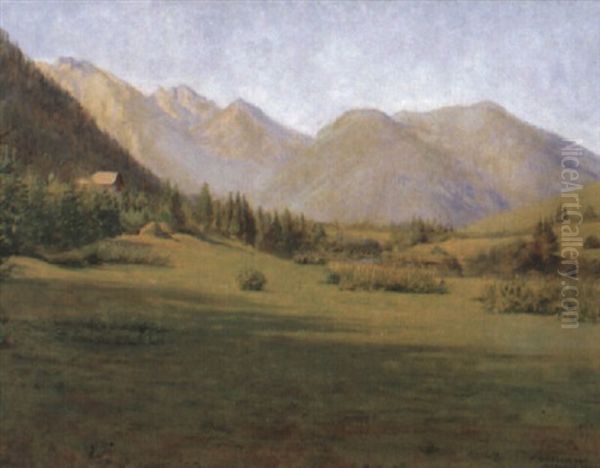 Madonna Di Campiglio Oil Painting by Franz Von Matsch