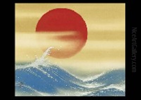 Morning Ocean Oil Painting by Itcho Matsumoto