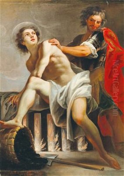 Saint Lawrence Oil Painting by Paolo de Matteis