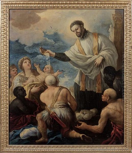 Saint Francois-xavier Oil Painting by Paolo de Matteis