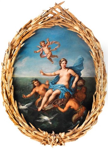 Triumph Der Galatea Oil Painting by Paolo de Matteis