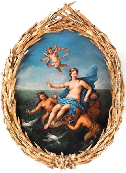 Triumph Der Galatea Oil Painting by Paolo de Matteis