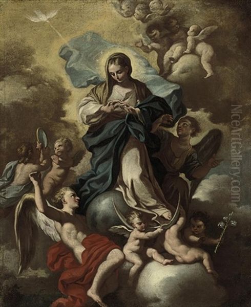 The Immaculate Conception Oil Painting by Paolo de Matteis