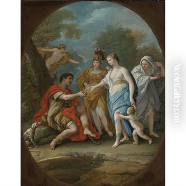 Judgement Of Paris Oil Painting by Paolo de Matteis