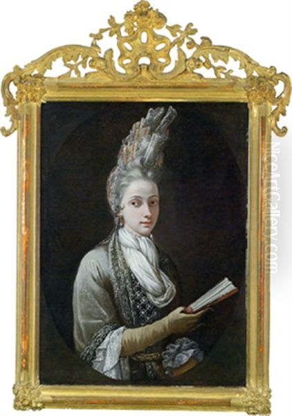 Ritratto Della Donna Ippolita Montalto Oil Painting by Paolo de Matteis