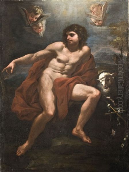 Der Jugendliche Heilige Johannes Baptist Oil Painting by Paolo de Matteis