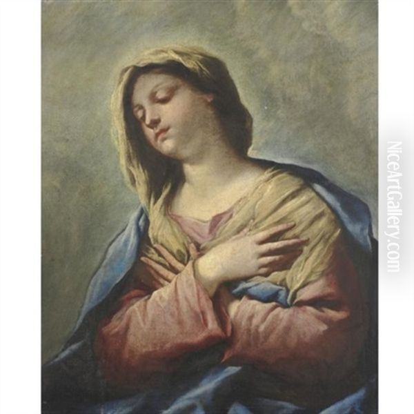 The Virgin Annunciate Oil Painting by Paolo de Matteis