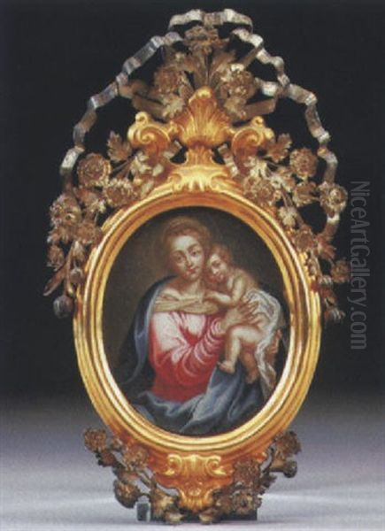 Madonna Con Bambino Oil Painting by Paolo de Matteis