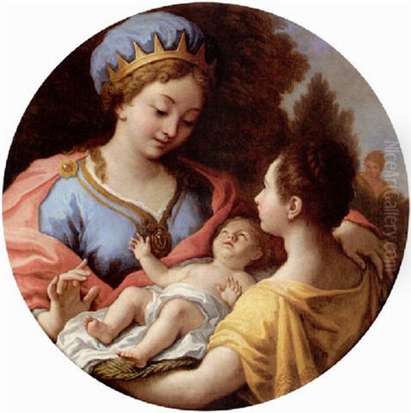 The Madonna And Child Oil Painting by Paolo de Matteis