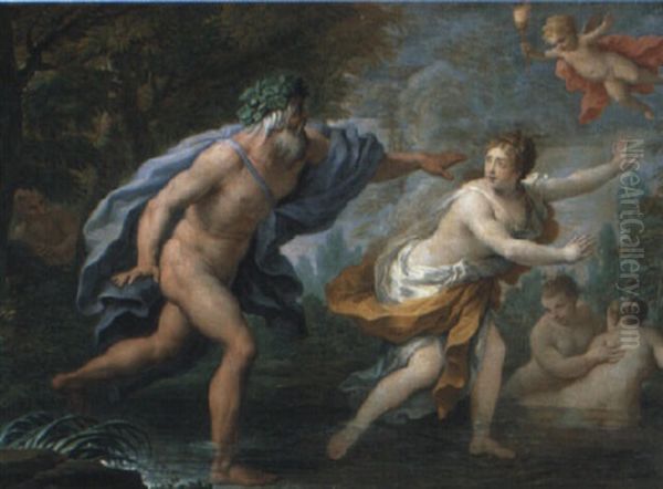 Pan Et Syrinx Oil Painting by Paolo de Matteis