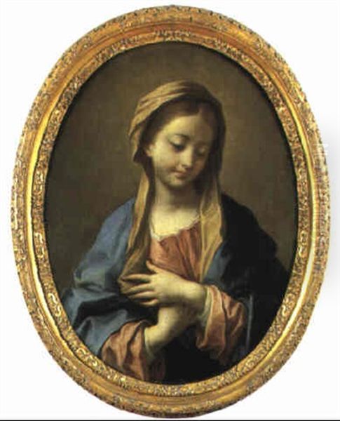 Vergine Annunciata Oil Painting by Paolo de Matteis