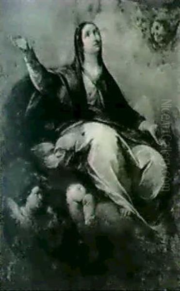 L'assomption De La Vierge Oil Painting by Paolo de Matteis