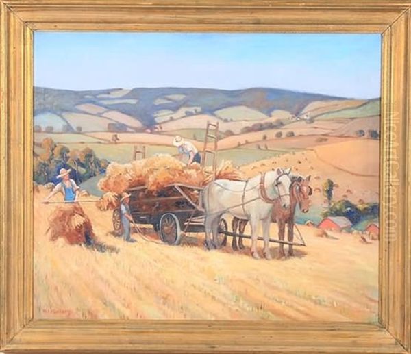 Clausville Oil Painting by Walter Mattern