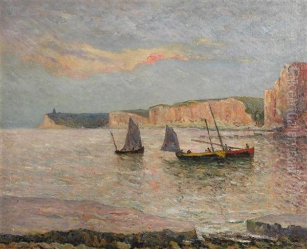 Calme Au Crepuscule, Yport, 1900 by Maxime Maufra