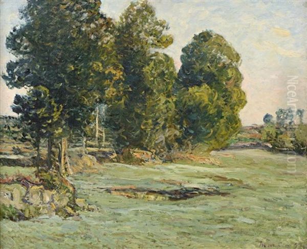 Matin A Morgat Oil Painting by Maxime Maufra