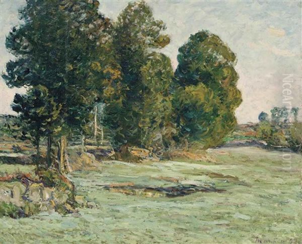 Le Matin, Paysage A Morgat Oil Painting by Maxime Maufra