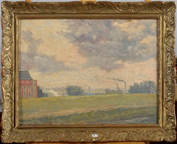 Paysage Industriel Oil Painting by Maxime Maufra