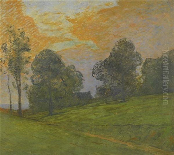 Impression Du Soir Oil Painting by Maxime Maufra