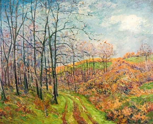 Chemin Sous Les Bois Oil Painting by Maxime Maufra