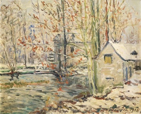 Paysage D'hiver by Maxime Maufra