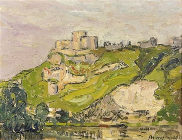 Chateau Gaillard Oil Painting by Maxime Maufra