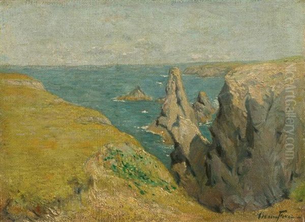 Belle Isle En Mer Oil Painting by Maxime Maufra