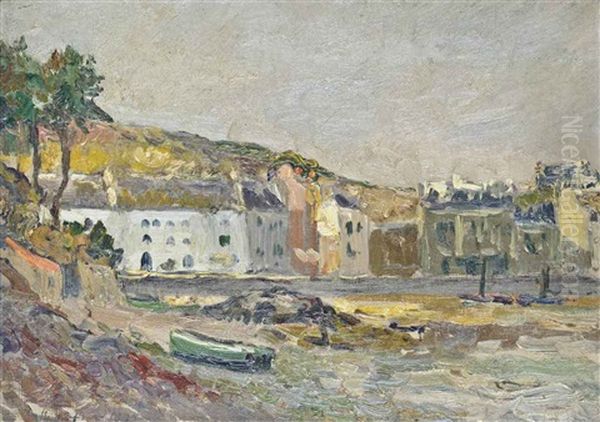 Belle-ile-sauzon, Le Port Oil Painting by Maxime Maufra