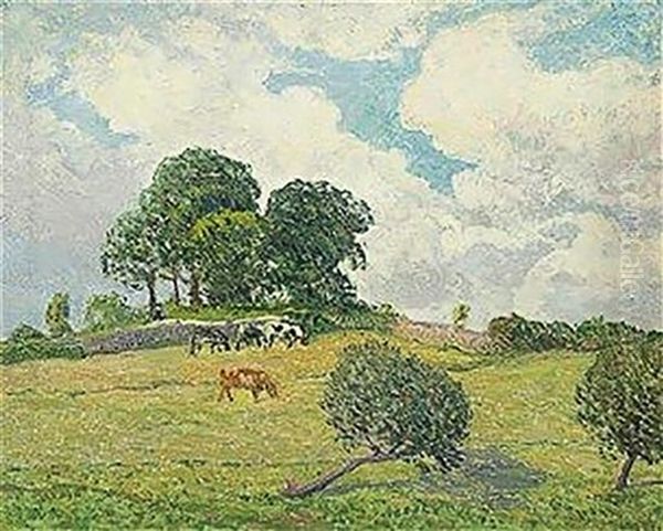 Les Nuages Blancs, Rosperden Oil Painting by Maxime Maufra