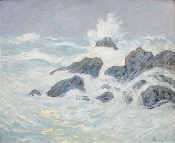 Cote Rocheuse Oil Painting by Maxime Maufra