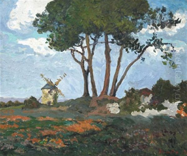 Pays De La Lande, Beuzec Cap Sizun Oil Painting by Maxime Maufra